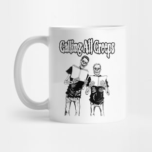 Calling All Creeps Logo Mug